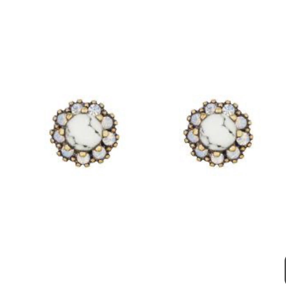 Chloe + Isabel Exclusive Howlite + Pavè Studs